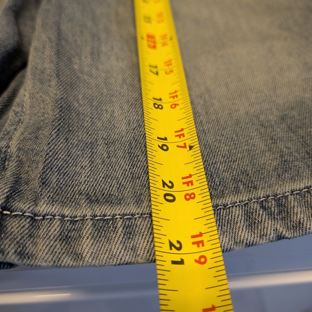 Empyre Oversized Baggy Denim Shorts - Women's Size 0 - Vintage Skater Vibes - Picture 5 of 10